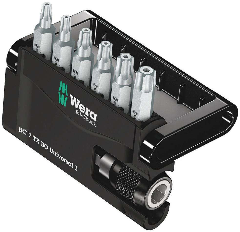 Wera 05056158001 Bit-Check 7 TX BO Universal 1 bitset, 7-delig