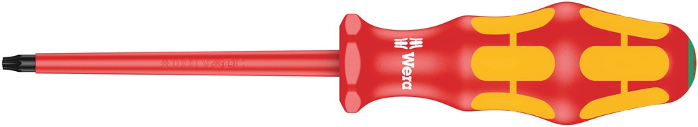 Wera 05006176001 167 i VDE geïsoleerde TORX® Schroevendraaier, TX 25 x 100 mm