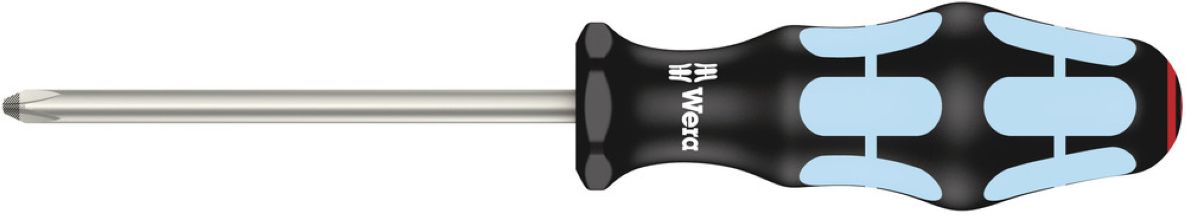 Wera 05032022001 3350 Kruiskop-schroevendraaier Phillips RVS, PH 2