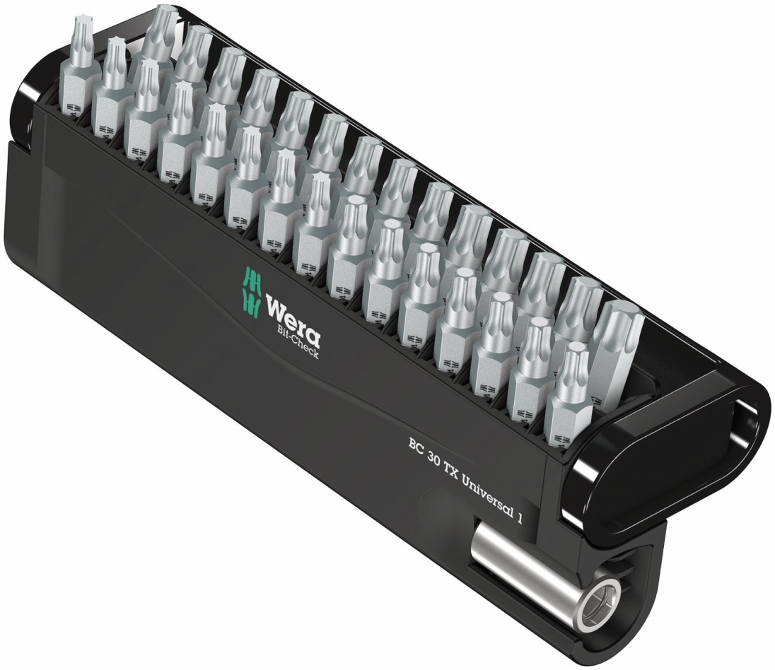 Wera 05057908001 Bit-Check 30 TX Universal 1, 30-delig
