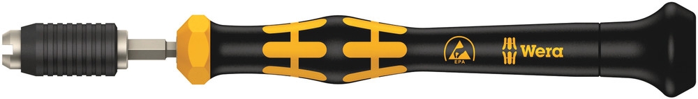 Wera 05074800001 1460 Kraftform Micro ESD Instelbare momentschroevendraaier met standaardinstellingen (0,02-0,11 Nm) met snelwisselhouder, art. no. 1460 ESD x 0.035 N m 5074800001