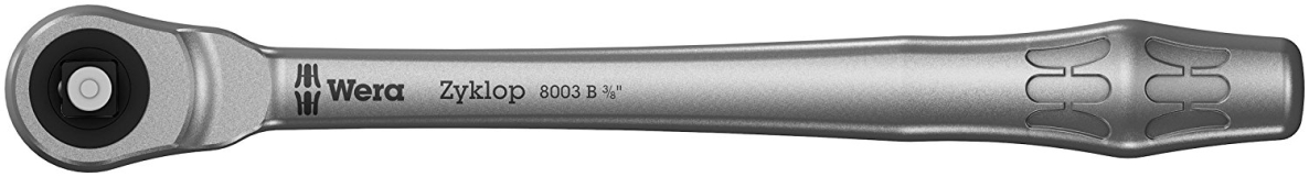 Wera 8003 B Zyklop Metal-ratel met doorsteekvierkant met 3/8-aandrijving , 3/8 duim x 222.0 mm - 1 stuk(s) - 05004033001 Wera 8003 B Zyklop Metal-ratel met doorsteekvierkant met 3/8-aandrijving , 3/8 duim x 222.0 mm - 1 stuk(s) - 05004033001