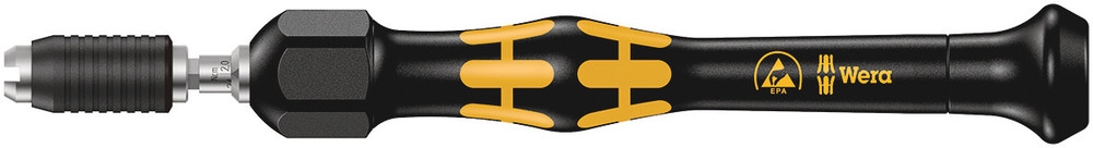 Wera 05074802001 1430 Kraftform instelbare momentschroevendraaier (0,02-0,11 Nm) met snelwisselhouder, art. no. 1430 ESD x 0.02-0.06 N m 5074802001