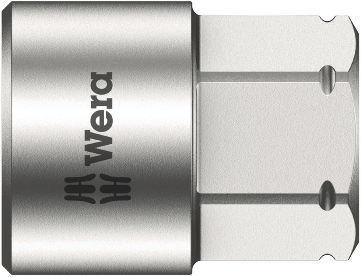 Wera 05003690001 8790 FA Zyklop steeksleutelinzet met 1/4" en zeskant Hex 11-aandrijving, 10 mm 5003690001