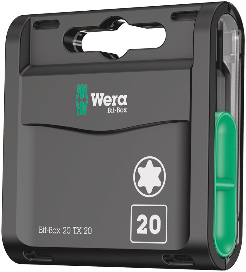 Wera 05057770001 Bit-Box 20 TX 20x25, 1/4"
