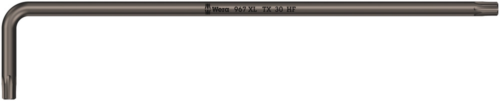 Wera 05024458001 967 XL HF TORX® Stiftsleutel met vasthoudfunctie, lang, TX 30 x 195 mm 5024458001