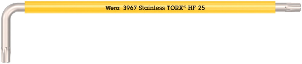 Wera 05022685001 3967 SXL HF TORX® Stiftsleutel Multicolour met Vasthoudfunctie, lang, RVS, TX 25 x 154 mm 5022685001