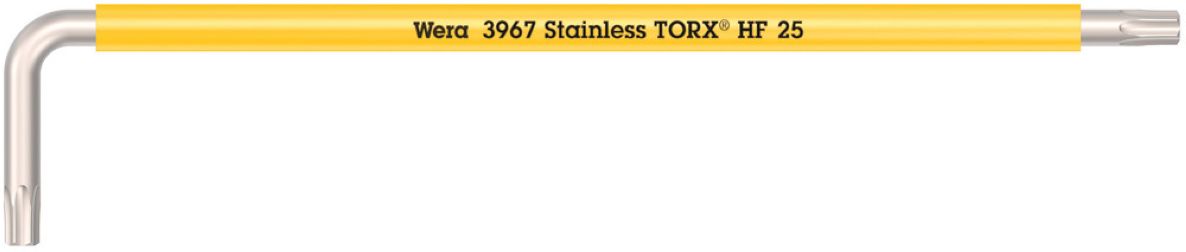 Wera 05022685001 3967 SXL HF TORX® Stiftsleutel Multicolour met Vasthoudfunctie, lang, RVS, TX 25 x 154 mm 5022685001