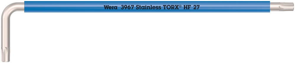 Wera 05022686001 3967 SXL HF TORX® Stiftsleutel Multicolour met Vasthoudfunctie, lang, RVS, TX 27 x 172 mm 5022686001