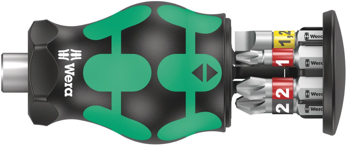 Wera 05008874001 Kraftform Kompakt Stubby Magazin 2 6-delige bitschroevendraaier