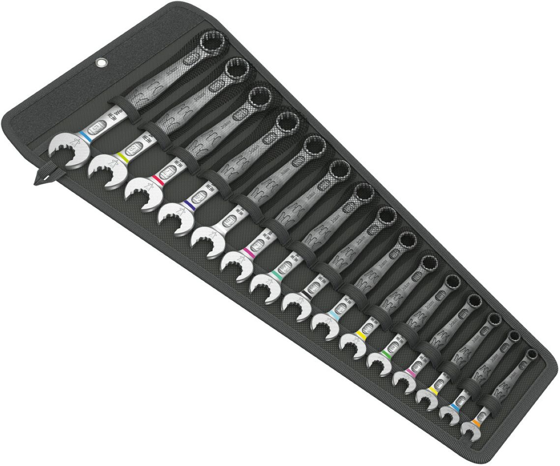 Wera 05020302001 6003 Joker 15 set 1 ringsteeksleutel-set 