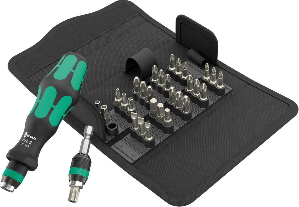 Wera 05057113001 Kraftform Kompakt 70 Universal schroevendraaierset, 32-delig
