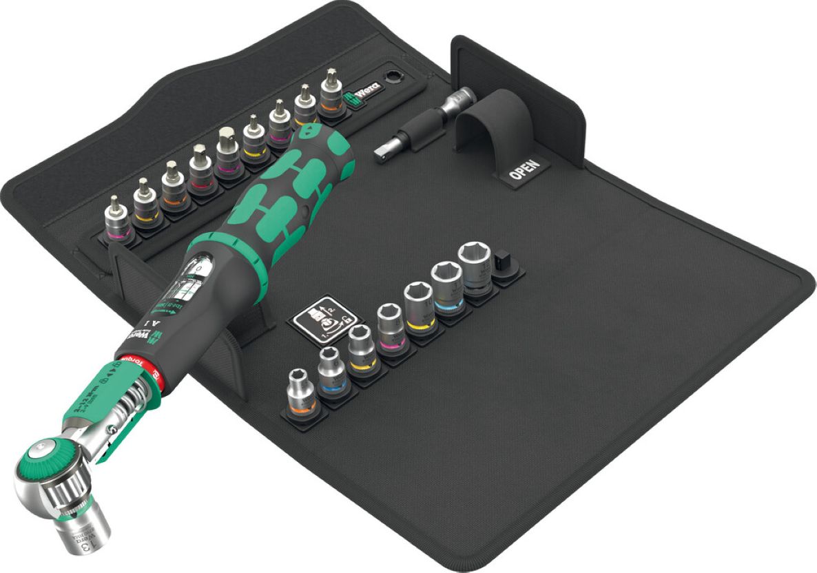 Wera 05136073001 Safe-Torque A 1 Draaimomentsleutel SHK Set 1, 1/4" vierkant, 2-12 Nm, 20-delig