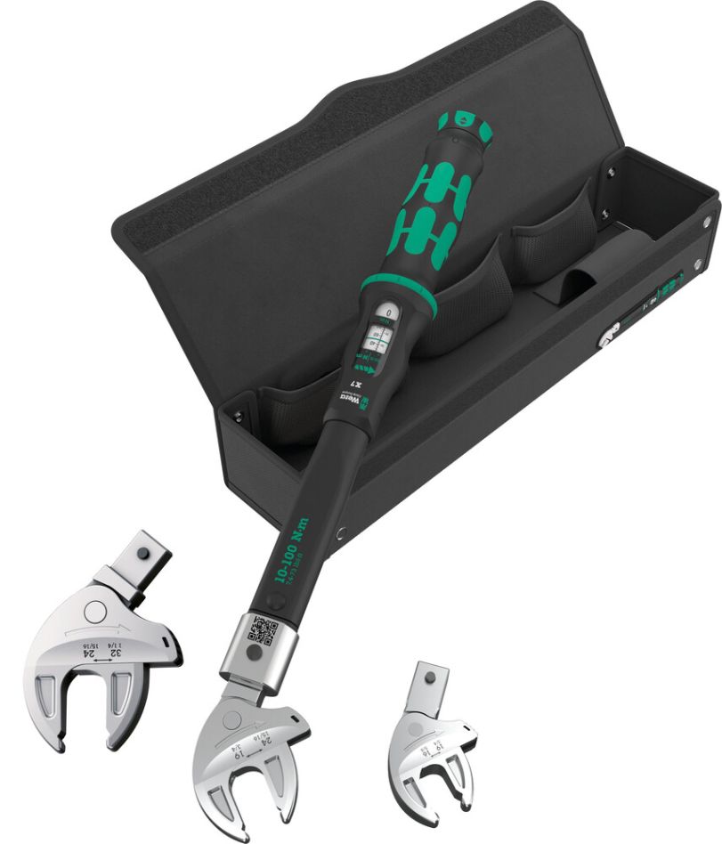 Wera 05136076001 9530 Draaimomentsleutelset voor warmtepompen/airco's, 4-delig