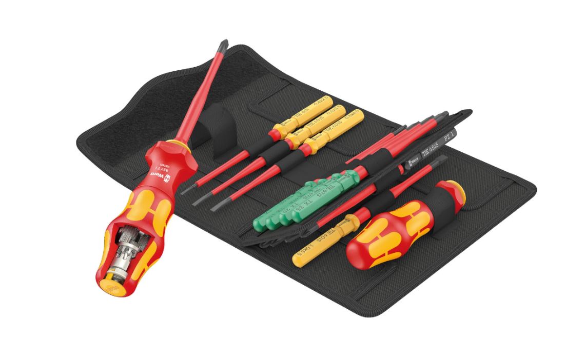 Wera 05006640001 Kraftform Kompakt Turbo i 1 tool finder, 16‑delig