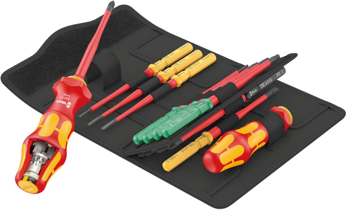 Wera 05006640001 Kraftform Kompakt Turbo i 1 tool finder, 16‑delig