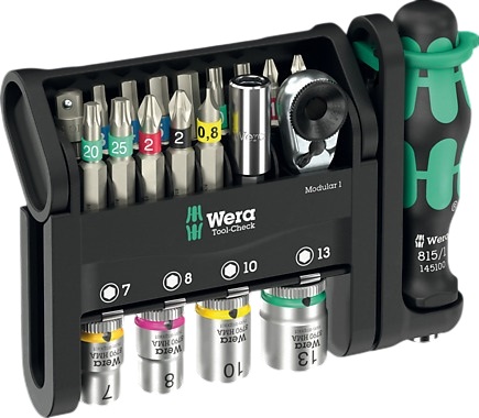 Wera 05049000001 Tool-Check Modular Modulaire gereedschapsset 21-delig