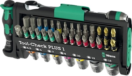 Wera 05049055001 Tool-Check PLUS 1 Gereedschapsset 39-delig
