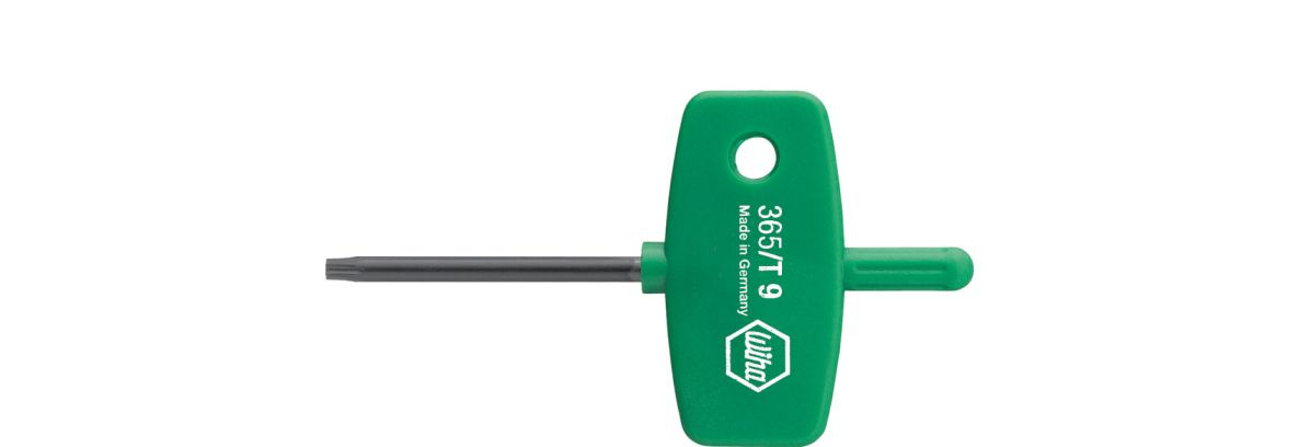 Wiha 01352 Stiftsleutel met sleutelgreep TORX® chemisch gezwart (01352) T8 x 40 mm