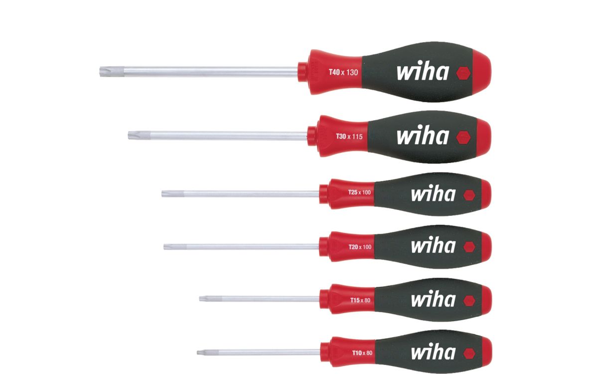 Wiha 07155 362K6SO Schroevendraaierset SoftFinish Torx 6-delig