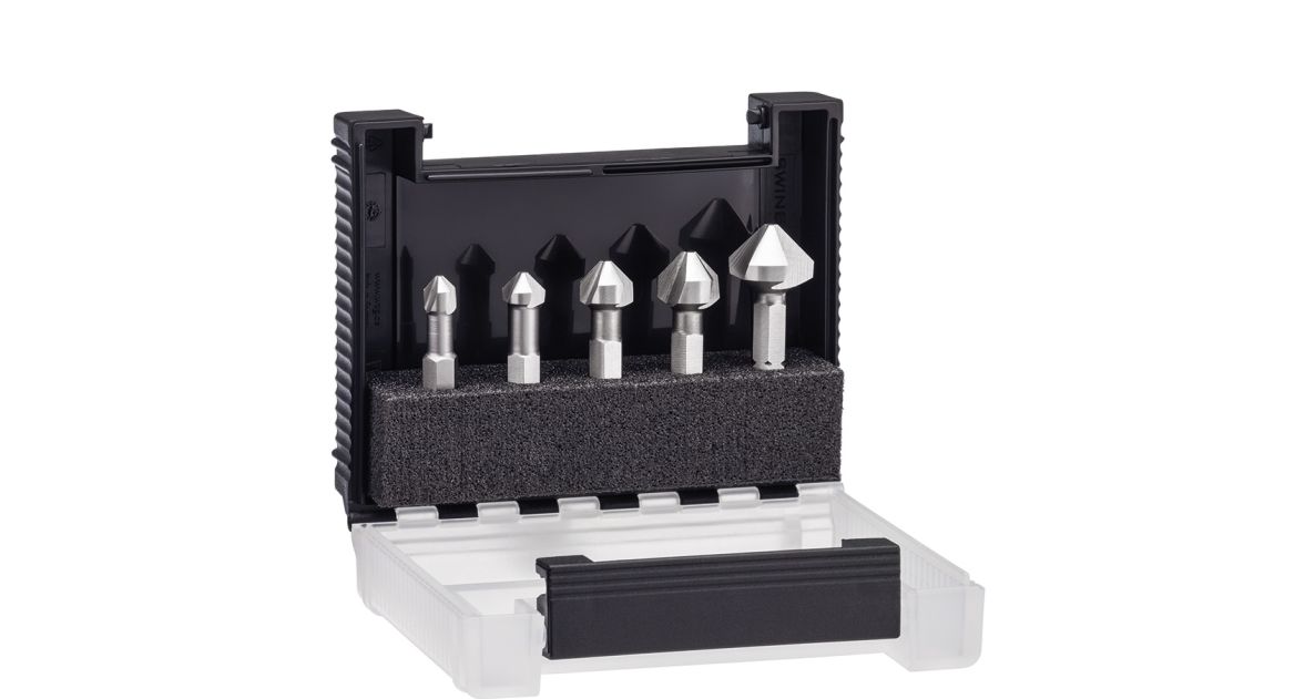 Wiha 28027 Verzinkbitset 1/4" 5-delig (28027)