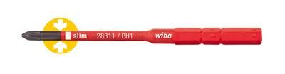 Wiha 34585 2831-12 SoftFinish Slimbit Pozidrive PZ1 x 90 voor de SlimVario VDE