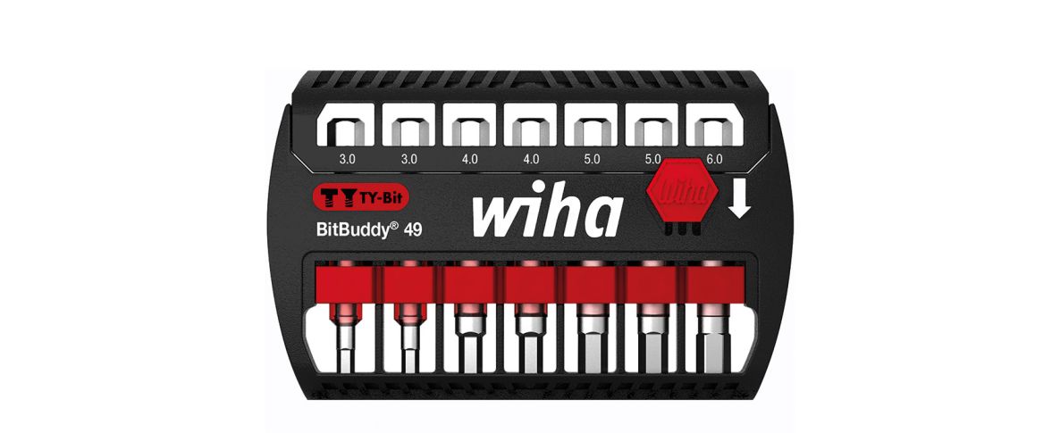 Wiha 42114 Bitset BitBuddy® TY-bit 49 mm zeskant 7-delig 1/4" (42114)