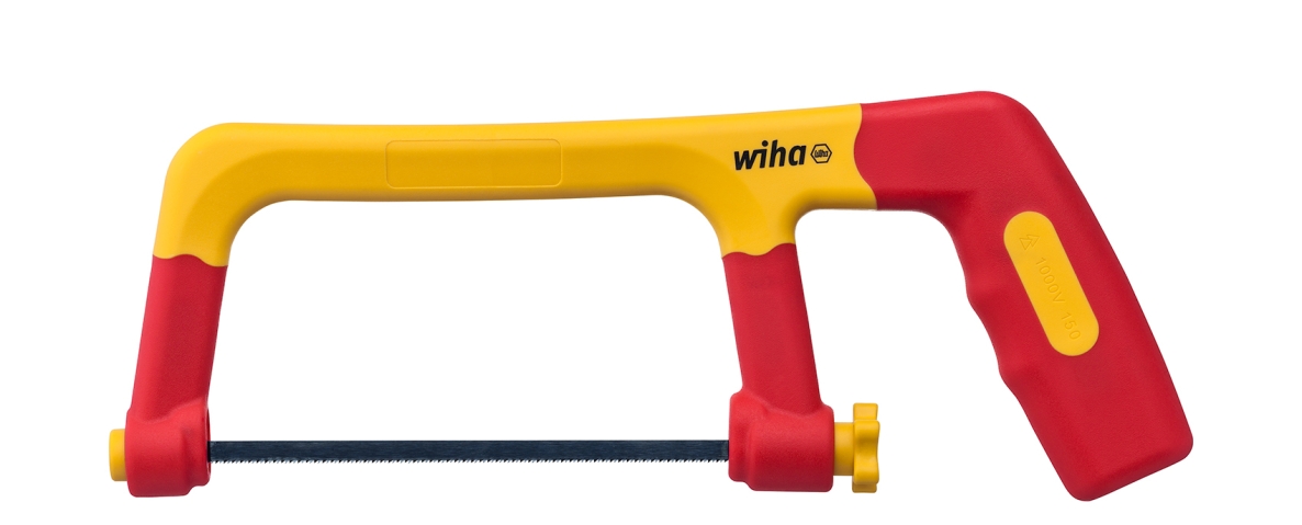 Wiha 43125 Beugelzaag electric geïsoleerd met drie zaagbladen 150 mm (43125)