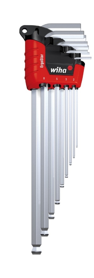 Wiha 43851 Stiftsleutelset in ErgoStar houder 9-delig (43851)