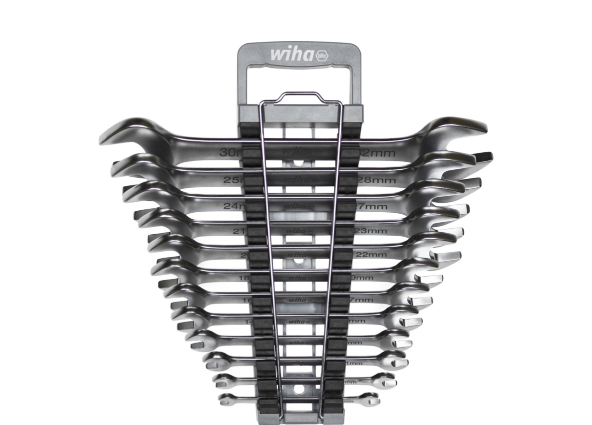 Wiha 44753 Dubbelbek-steeksleutelset 13-delig incl. houder