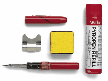 Weller T0051606599 Snoerloze gassoldeerbout met temperatuurregeling. Onafhankelijk van het lichtnet.