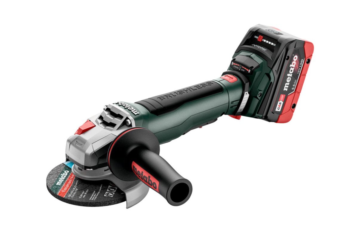Metabo 613059660 WPB 18 LT BL 11-125 Quick Accu slijper 18 Volt 5.5 Ah Li-ion
