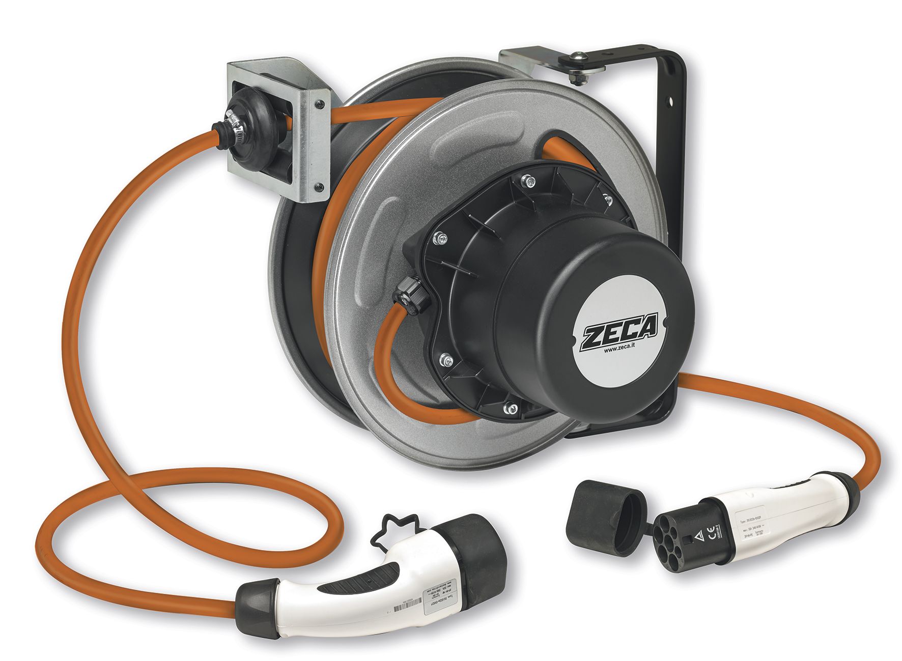Zeca EV6322 Kabelveerhaspel EV Laadkabel 7+1 m Single Fase 32A