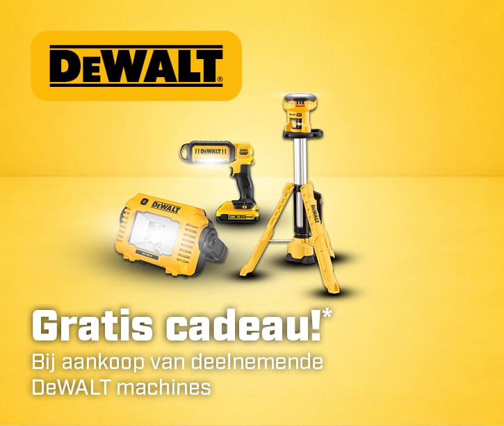 NL | DeWALT lampen actie
