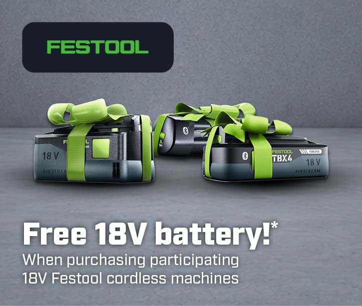 COM | Festool 18v accu!