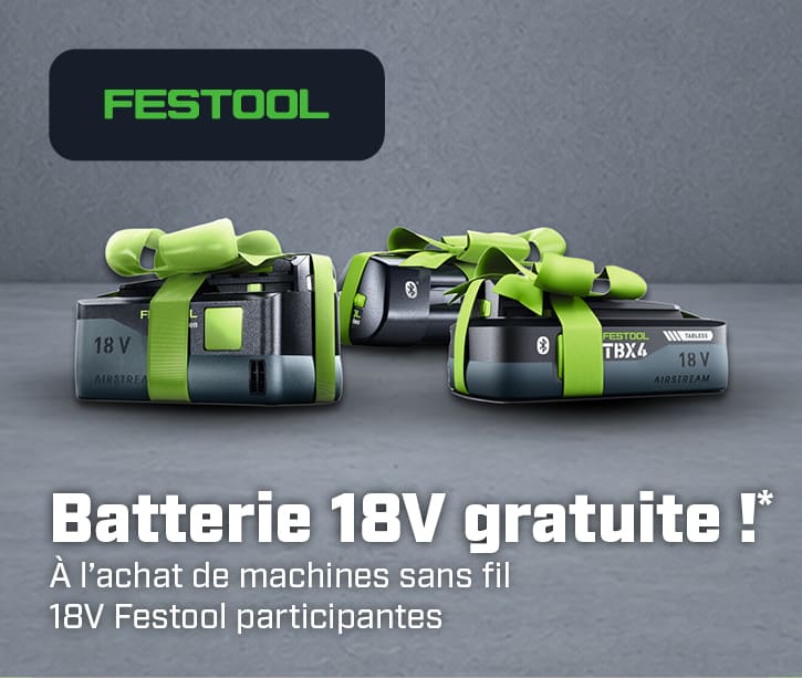 FR | Festool 18v accu!